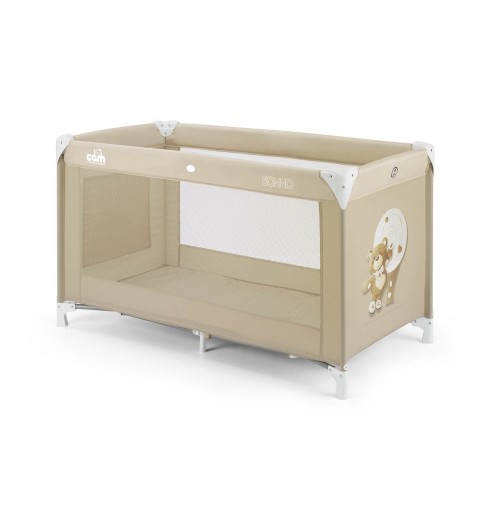 Cam Sonno lit pliant pour bébé Beige, Blanc