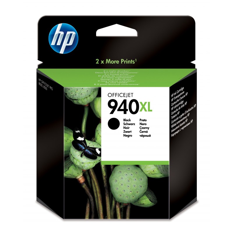 HP 940XL Schwarz Original Druckerpatrone mit hoher Reichweite