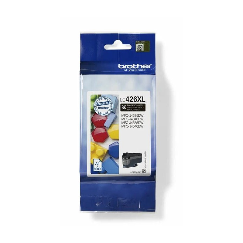Brother LC-426XLBK cartucho de tinta 1 pieza(s) Original Alto rendimiento (XL) Negro