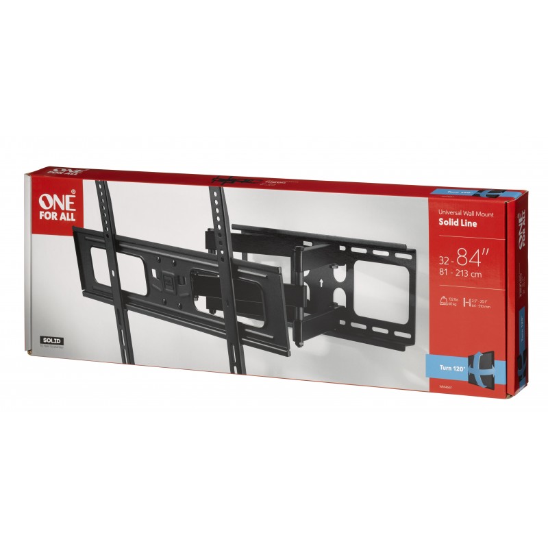 One For All WM 4661 soporte para TV 2,13 m (84") Negro
