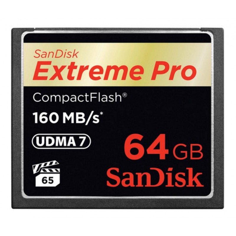 SanDisk 64GB Extreme Pro CF 160MB s 64 Go CompactFlash