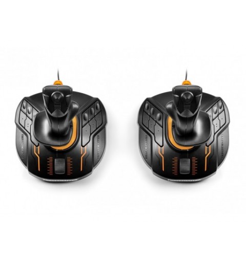 Thrustmaster T.16000M FCS SPACE SIM DUO Schwarz, Orange USB Joystick Analog Digital PC