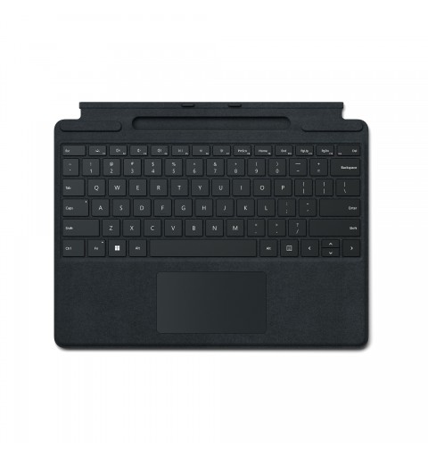 Microsoft Surface Pro Signature Keyboard Black Microsoft Cover port QWERTY Italian