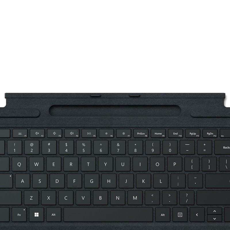 Microsoft Surface Pro Signature Keyboard Black Microsoft Cover port QWERTY Italian