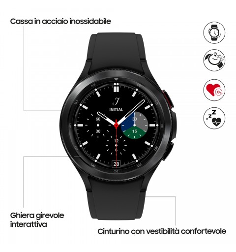 Samsung Galaxy Watch 4 Classic 46mm 3,56 cm (1.4") SAMOLED Negro GPS (satélite)