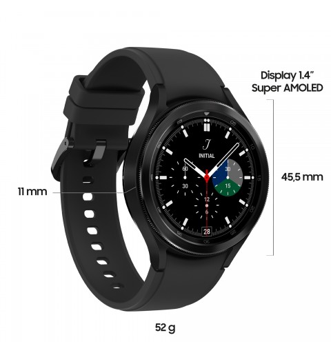 Samsung Galaxy Watch4 Classic Smartwatch Ghiera Interattiva Acciaio Inossidabile 46mm Memoria 16GB Black