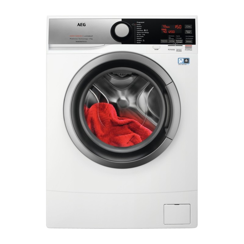 AEG L6SE74B lavadora Carga frontal 7 kg 1400 RPM D Blanco