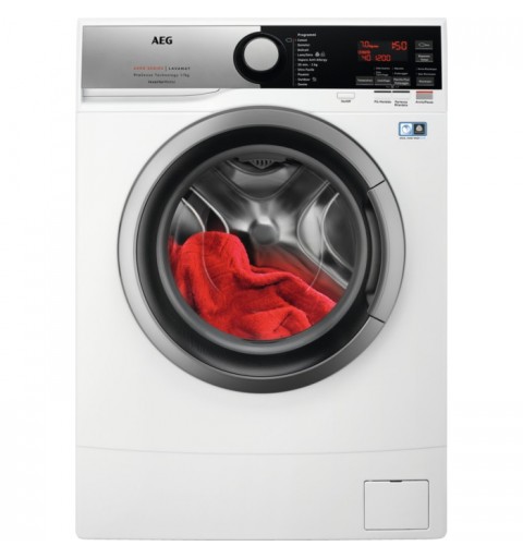AEG L6SE74B washing machine Front-load 7 kg 1400 RPM D White