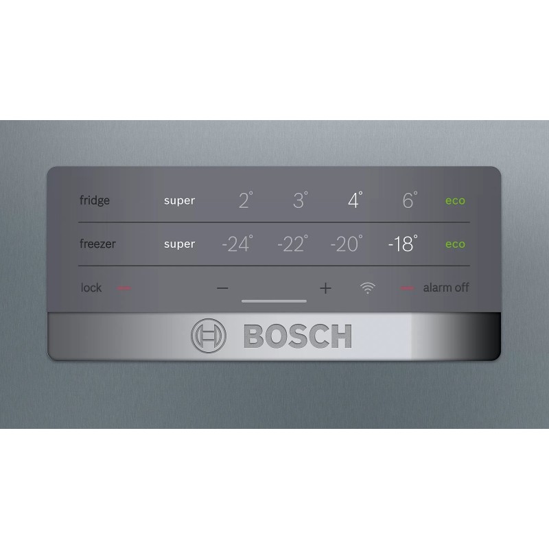 Bosch Serie 4 KGN367IDQ frigorifero con congelatore Libera installazione 326 L D Acciaio inossidabile