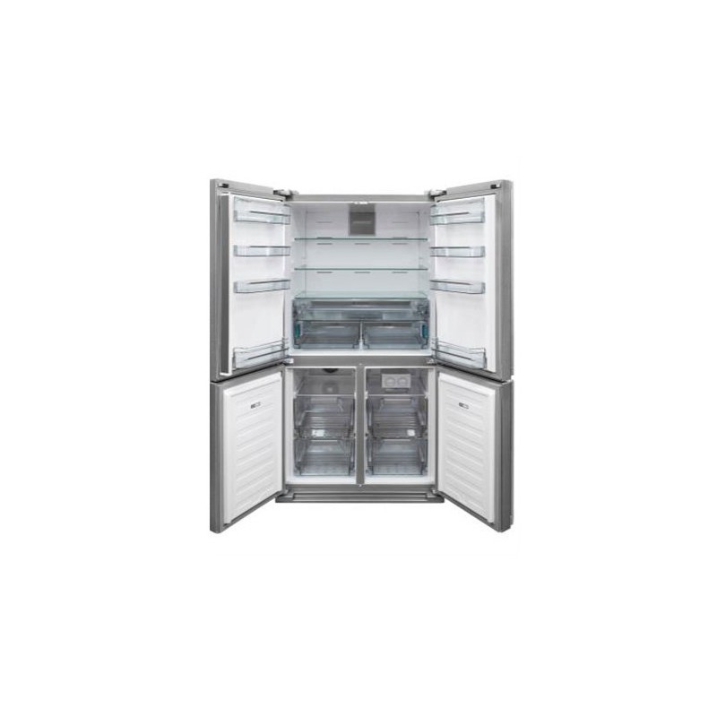 Sharp SJ-FF560E0I side-by-side refrigerator Freestanding 584 L F Stainless steel