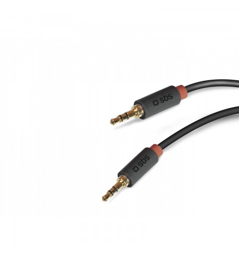 SBS TECABLE35KR cable de audio 1,5 m 3,5mm Negro