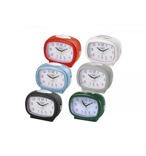 Trevi SL 3049 Reloj despertador analógico Negro, Azul, Gris, Rojo, Blanco