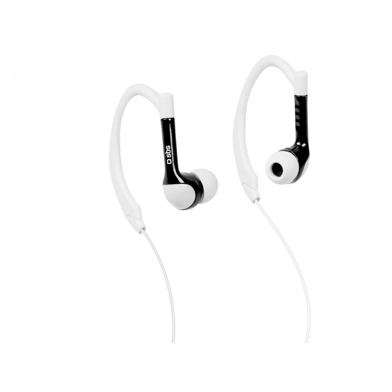 SBS Auricolari filo stereo in-ear Runway Sport, jack 3,5 mm con microfono e tasto alla risposta