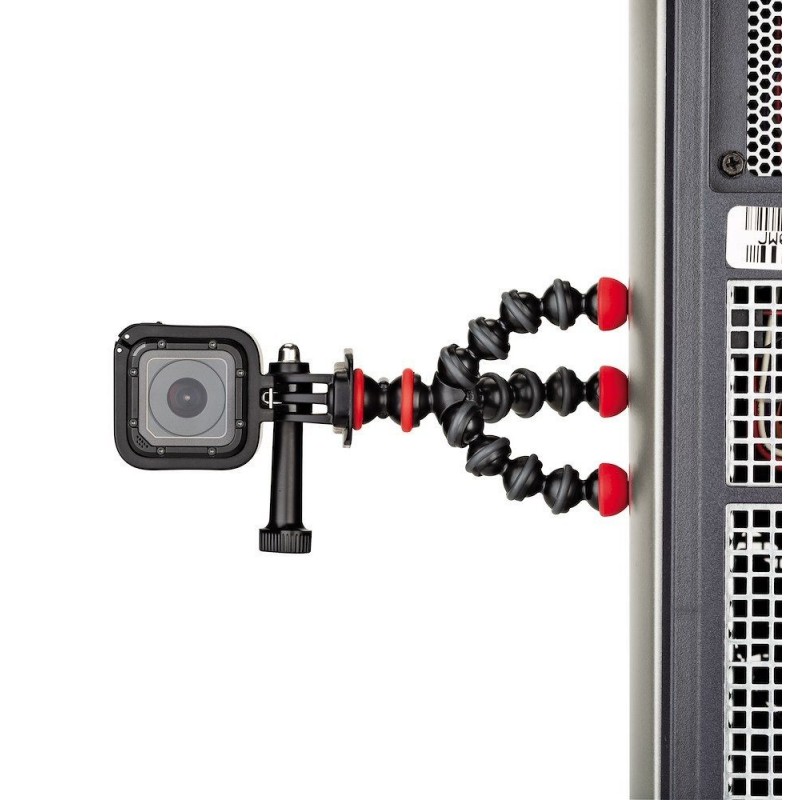 Joby GorillaPod Magnetic mini treppiede Action camera 3 gamba gambe Nero, Rosso