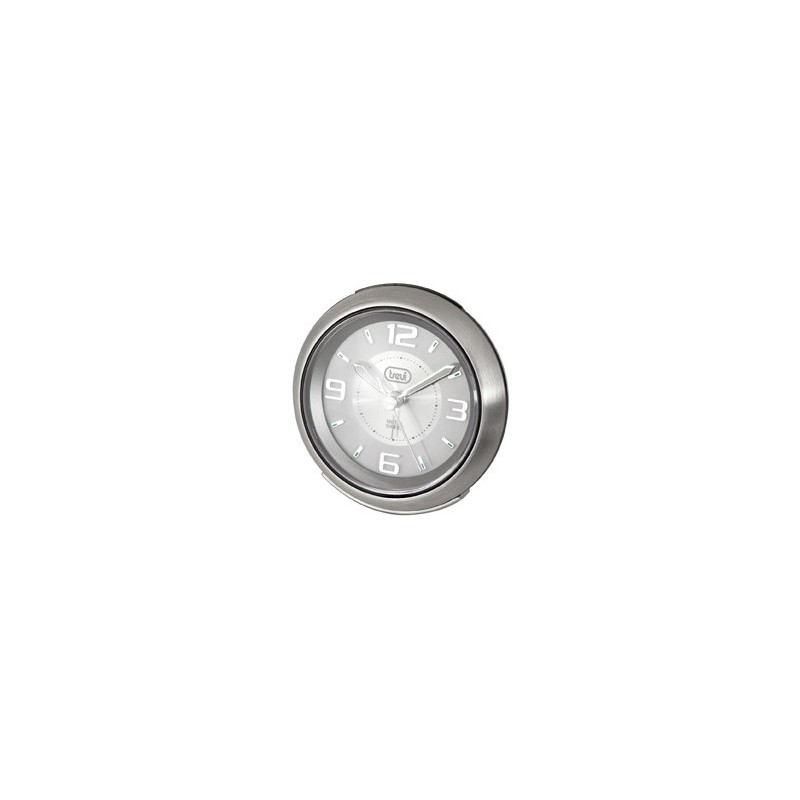 Trevi SL 3090 M Réveil à quartz Rond Acier inoxydable