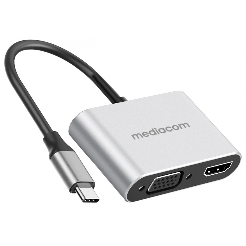 Mediacom MD-C308 adattatore grafico USB Argento