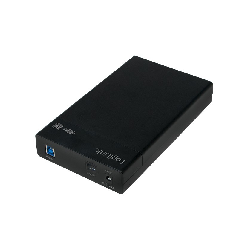 LogiLink UA0276 contenitore di unità di archiviazione Box esterno HDD Nero 3.5"