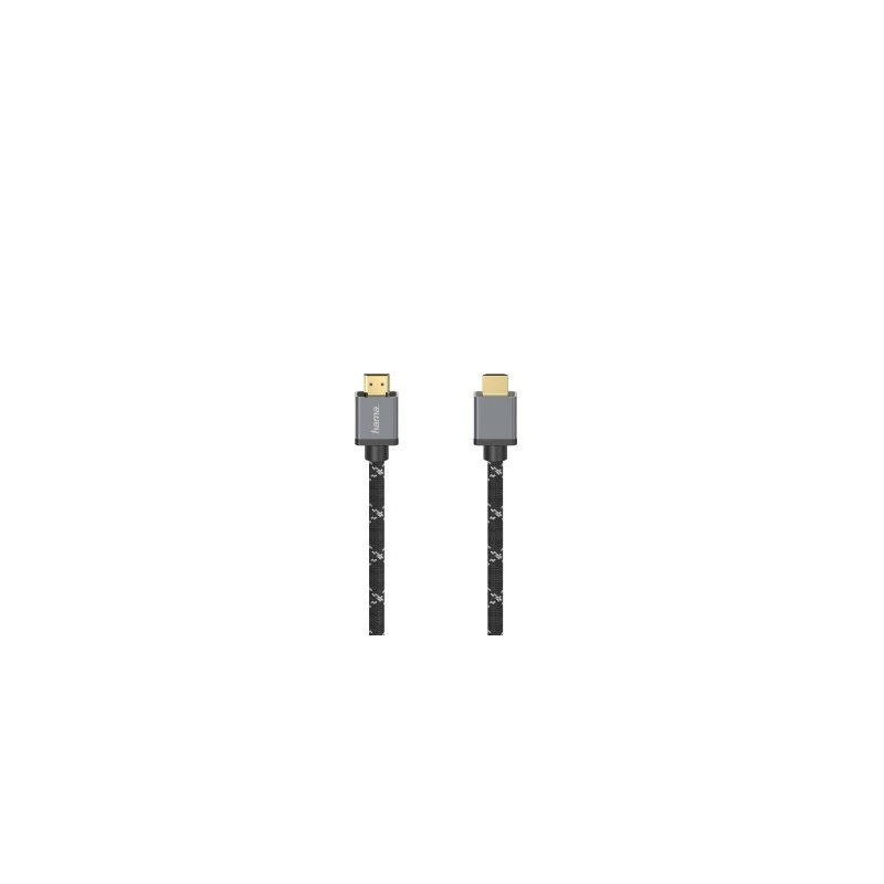 Hama 00205239 câble HDMI 2 m HDMI Type A (Standard) Noir, Gris