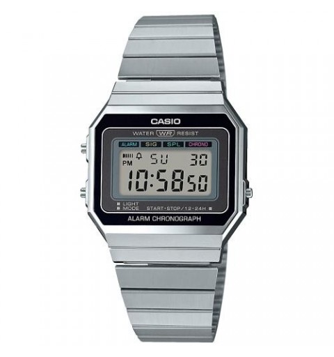 Casio A700WE-1AEF Uhr Armbanduhr Männlich Quarz Silber
