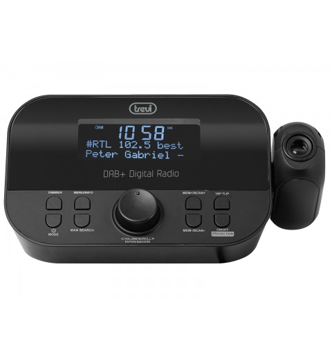 Trevi RC 85D8 DAB Digital alarm clock Black