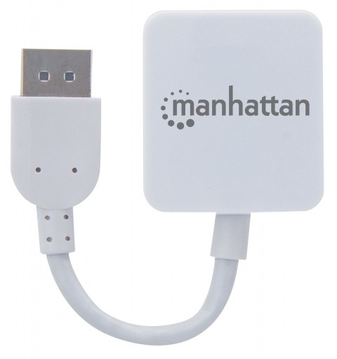 Manhattan 152648 adaptador de cable de vídeo 0,11 m DisplayPort HDMI tipo A (Estándar) Blanco