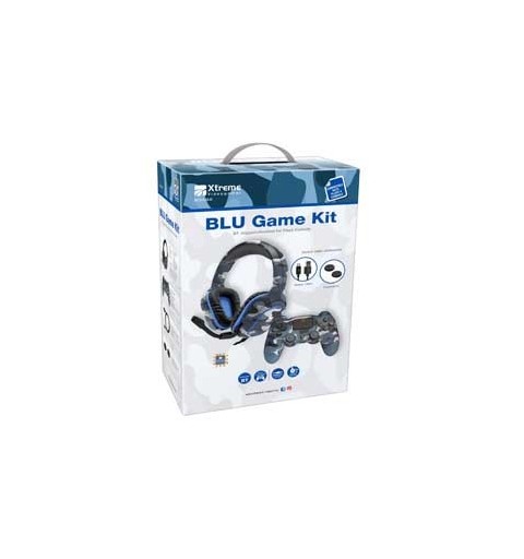 Xtreme 90432 Gaming-Controller Blau Bluetooth Gamepad Analog Digital PlayStation 4