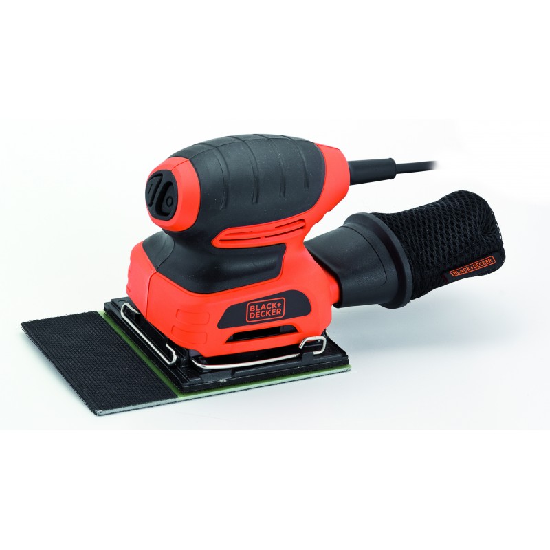 Black & Decker KA401LA Orbital sander 14000 RPM Black, Orange