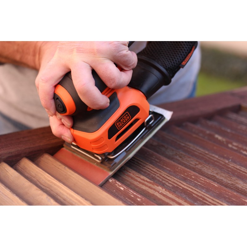 Black & Decker KA401LA Orbital sander 14000 RPM Black, Orange