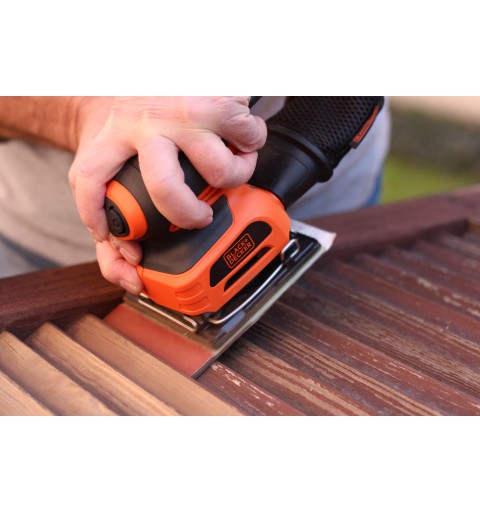 Black & Decker KA401LA Orbital sander 14000 RPM Black, Orange