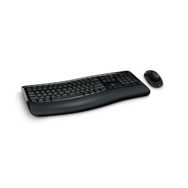 Microsoft Wireless Comfort Desktop 5050 Tastatur RF Wireless QWERTY Schwarz