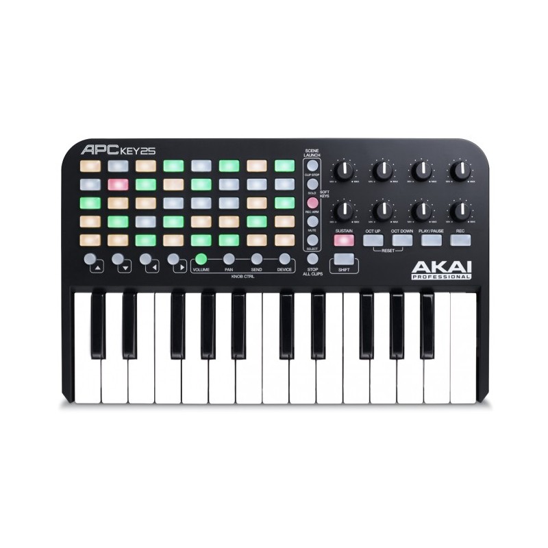 Akai APC Key 25 clavier MIDI 25 touche(s) USB Noir