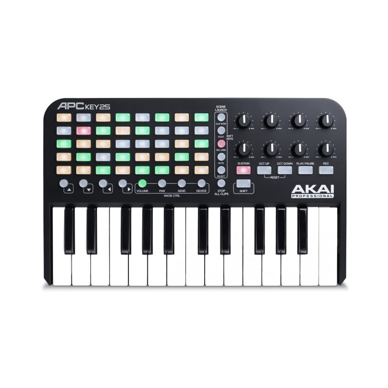 Akai APC Key 25 tastiera MIDI 25 chiavi USB Nero