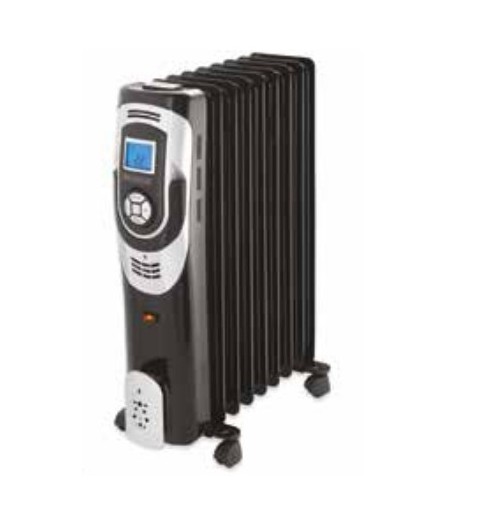 Olimpia Splendid Caldorad 9 Digital Interno Nero, Bianco 2000 W Riscaldatore ambiente elettrico a olio