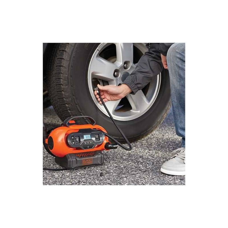 Black & Decker BDCINF18N compresor de aire 160 l min Bomba de aire conexión a la toma del encendedor