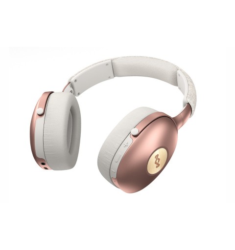 The House Of Marley Positive Vibration XL Headset Wireless Head-band Music USB Type-C Bluetooth Copper, White