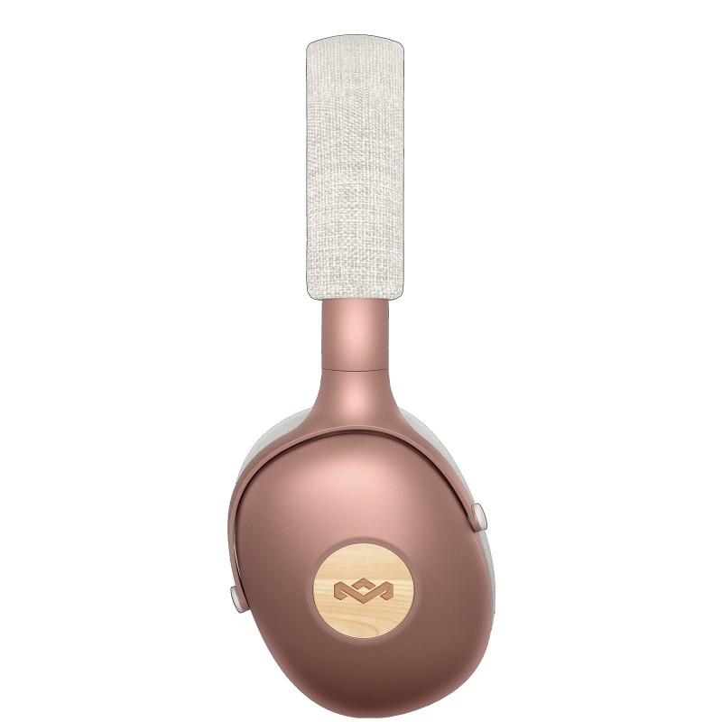 The House Of Marley Positive Vibration XL Headset Wireless Head-band Music USB Type-C Bluetooth Copper, White