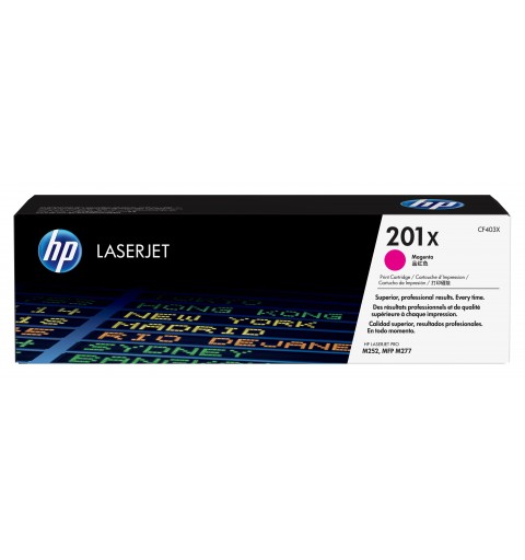 HP Cartucho de tóner original LaserJet 201X magenta de alta capacidad