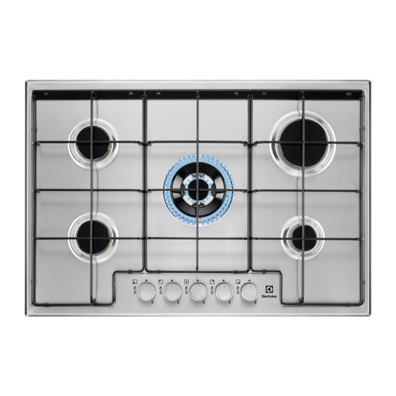 Electrolux EGS7534X Acier inoxydable Intégré (placement) Gaz 5 zone(s)