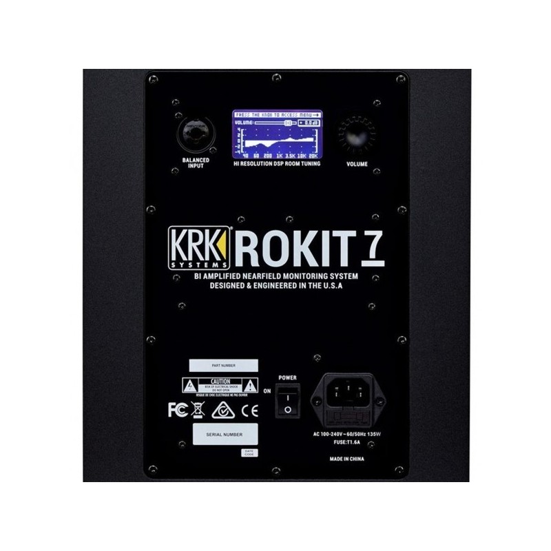 KRK Rokit RP7 G4 2-vie Nero Cablato 145 W