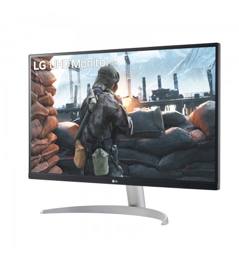 LG 27UP600-W écran plat de PC 68,6 cm (27") 3840 x 2160 pixels 4K Ultra HD Noir, Argent