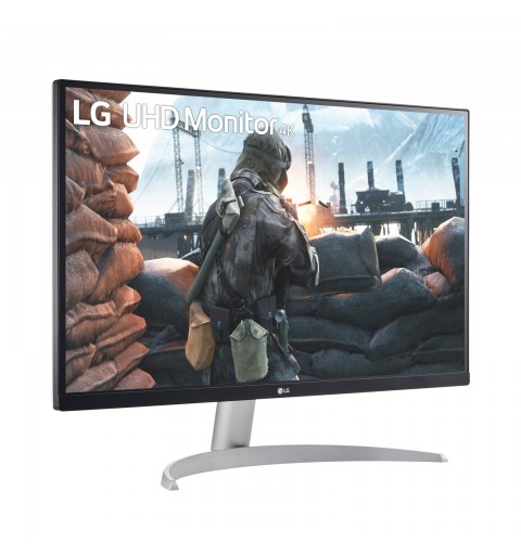 LG 27UP600-W Computerbildschirm 68,6 cm (27 Zoll) 3840 x 2160 Pixel 4K Ultra HD Schwarz, Silber