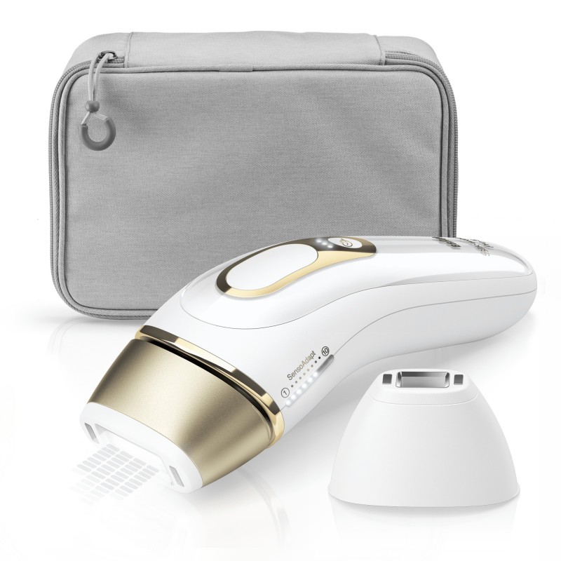 Braun Silk-expert Pro 81677897 depilación con luz Luz pulsada intensa (IPL) Blanco, Oro