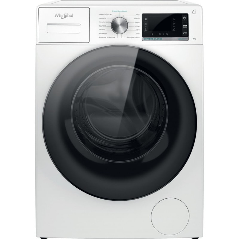 Whirlpool W6 W945WB IT lavatrice Caricamento frontale 9 kg 1400 Giri min B Bianco