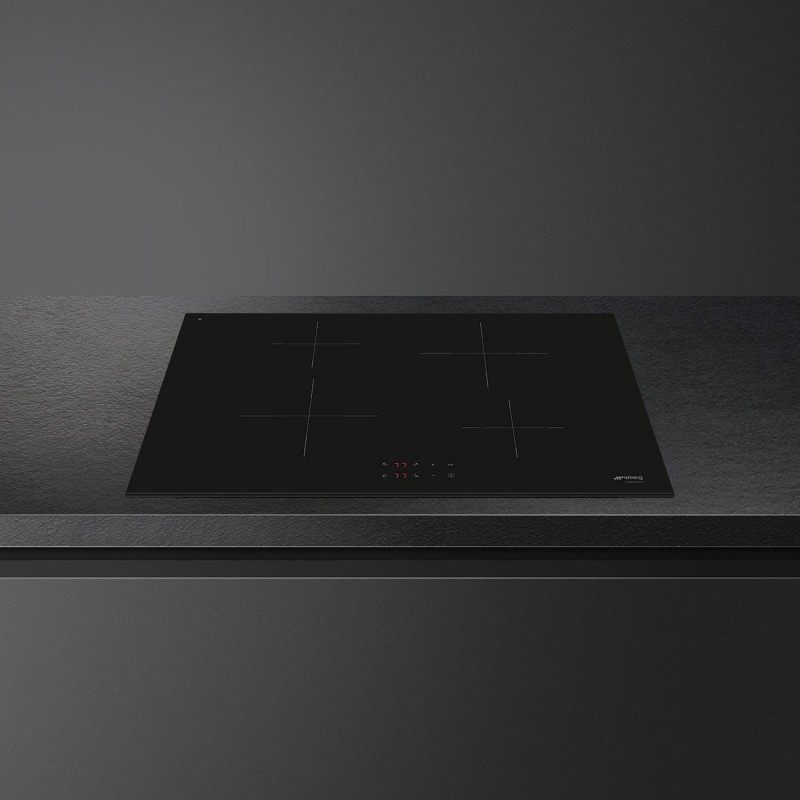 Smeg SI2741D Kochfeld Schwarz Integriert 75 cm Zonen-Induktionskochfeld 4 Zone(n)