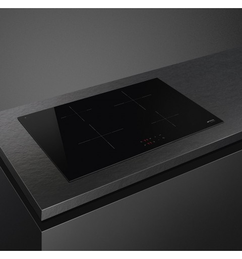 Smeg SI2741D Kochfeld Schwarz Integriert 75 cm Zonen-Induktionskochfeld 4 Zone(n)