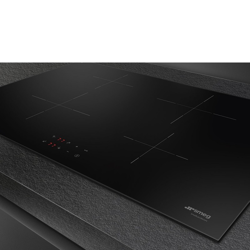 Smeg SI2741D Kochfeld Schwarz Integriert 75 cm Zonen-Induktionskochfeld 4 Zone(n)