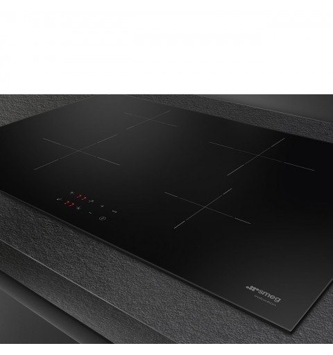 Smeg SI2741D Kochfeld Schwarz Integriert 75 cm Zonen-Induktionskochfeld 4 Zone(n)