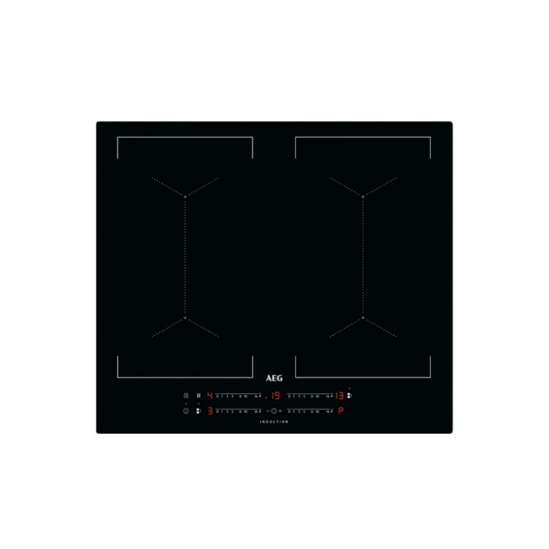 AEG IKS64453IB Black Built-in 58 cm Zone induction hob 4 zone(s)