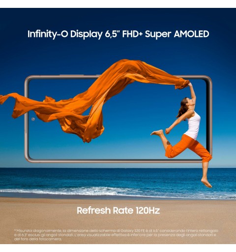 Samsung Galaxy S20 FE SM-G780GZODEUE smartphone 16.5 cm (6.5") Dual SIM 4G USB Type-C 6 GB 128 GB 4500 mAh Orange
