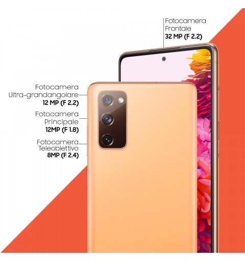 Samsung Galaxy S20 FE SM-G780GZODEUE smartphone 16.5 cm (6.5") Dual SIM 4G USB Type-C 6 GB 128 GB 4500 mAh Orange